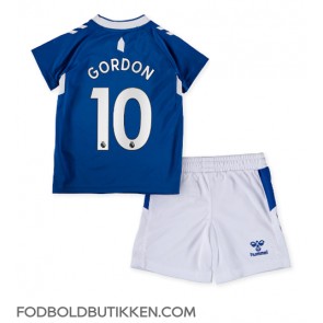 Everton Anthony Gordon #10 Hjemmebanetrøje Børn 2022-23 Kortærmet (+ Korte bukser)